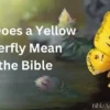 Yellow butterfly meaning